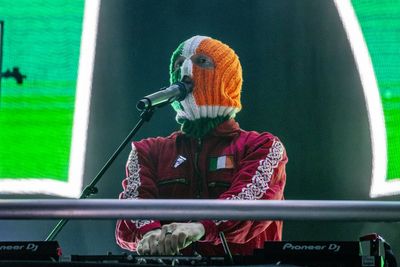 Kneecap apologises to families of murdered MPs after concert video clip furore