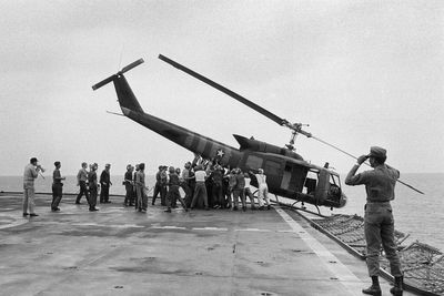 AP PHOTOS: Documenting the fall of Saigon in photos