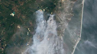 Pine Barrens ablaze as seen from orbit | Space photo of the day for April 28, 2025