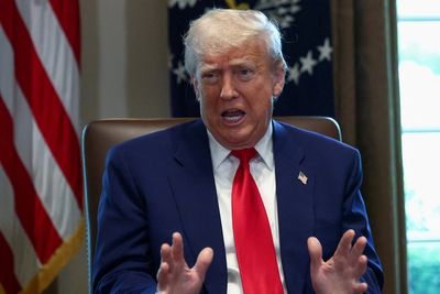 Trump is already blaming Biden for future economic woes as he meets with Cabinet to mark 100 days: Live updates