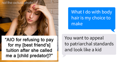 “For The Patriarchy”: Woman Calls BFF A Child Predator, Cites Her Shaved Legs As Proof