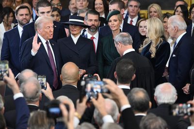 Donald Trump's first 100 days in images