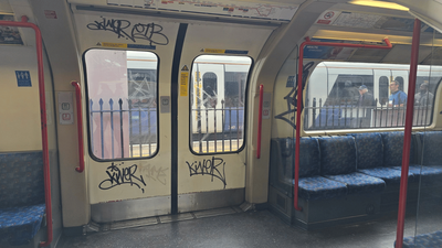 TfL admits 'significant increase' in Tube graffiti incidents - with two lines especially hit