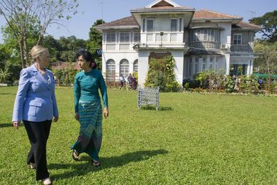 Myanmar auction fails again to attract bidders for the historic home of ousted leader Suu Kyi