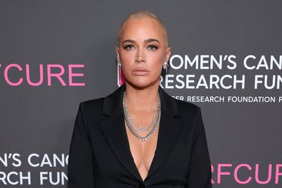 Teddi Mellencamp shows off brain surgery scars on red carpet days after sharing update on cancer battle