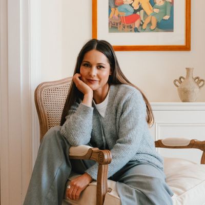 Louise Thompson's statement outdoor chair is the star of her charming urban garden – you'd never guess it's an affordable high-street buy