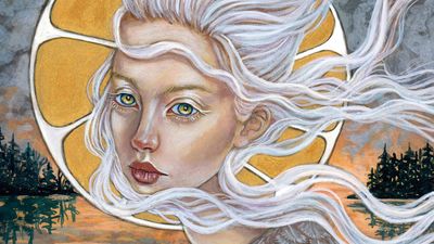 Discover this artist's enchanting depictions of mythical goddesses