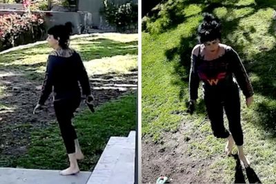 Footage shows Weezer bassist’s wife with gun moments before LAPD cops shot at her
