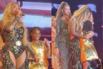 Beyoncé brings out daughter Rumi, 7, for rare public appearance on Cowboy Carter tour opening night