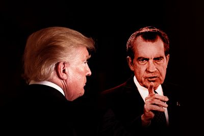 Trump takes a page from Nixon's playbook