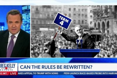 Newsmax host claims the ‘Deep state’ is using two-term limit to keep Trump ‘under their thumb’