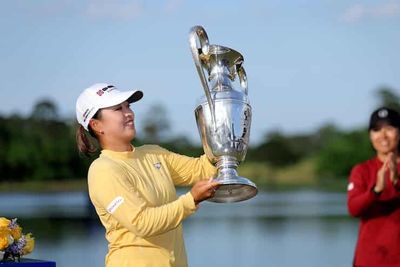 Who are the five Japanese women to win a major in women's golf?