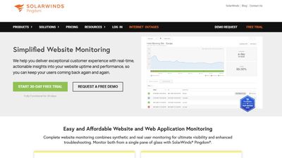 I tested Pingdom and thought this was one of the best and most complete website monitoring tools