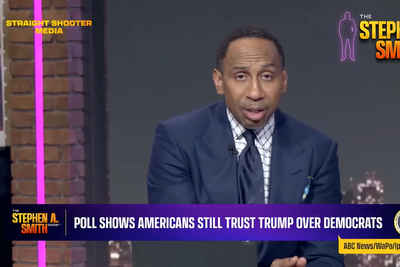 Stephen A Smith says Trump’s poor approval rating actually hurts Dems because they have no one to beat him