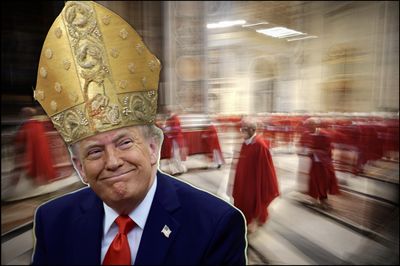 Trump Jokes He'd 'Like to Be Pope' After Falling Asleep at Pope Francis' Funeral