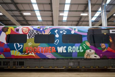New ‘vibrant’ train design celebrates ethnicity of workforce