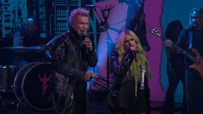 "With her on it, it got three times better": Watch Billy Idol and Avril Lavigne perform their new single, 77