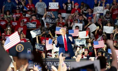 Trump warns ‘nothing will stop me’ at rally to celebrate 100 days in office