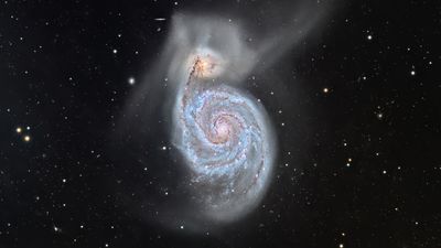 Amateur astronomer captures detailed photos of Croc's Eye and Whirlpool galaxies from backyard observatory