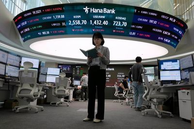 Asian shares rise after gains on Wall Street as corporate profits pile higher