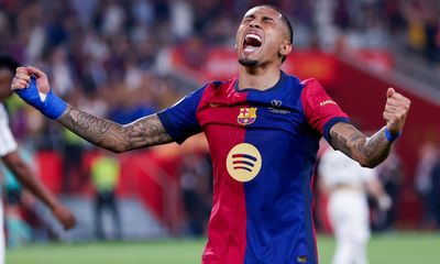 Raphinha goes from missing man to Barcelona’s Ballon d’Or contender