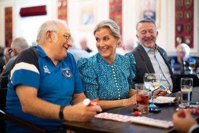Eyes down for Sophie as duchess enjoys bingo night with Chelsea Pensioners