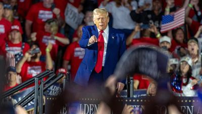 First Thing: Trump warns ‘nothing will stop me’ at rally to mark 100th day