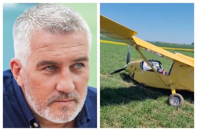 Paul Hollywood rescues pilot after plane 'drops' out the sky in crash