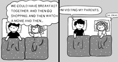 Artist Illustrates Her Daily Struggles And Life With Her Boyfriend In 26 Comics (New Pics)