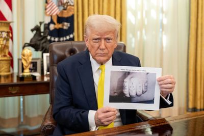 Trump Ridiculed After Claiming Abrego Garcia's Photoshopped MS-13 Tattoos Prove His Gang Member Status: 'Oh My God He's Senile'