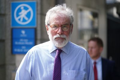 Gerry Adams tells defamation trial that BBC programme was ‘hatchet job’