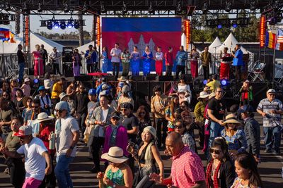 ‘Radical joy’: Cambodians gather to celebrate Khmer New Year on the 50th Killing Fields anniversary