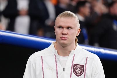 Manchester City striker Erling Haaland back in training after injury