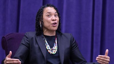 Dawn Staley Appears to Shade Geno Auriemma at Her Statue Unveiling