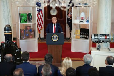 Trump bets big on major corporations as Democrats pan 'whipsaw' first 100 days - Roll Call