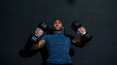 Two dumbbells and this four-move wrist-friendly workout for upper body muscle