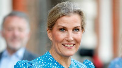 Bingo! Duchess Sophie's got a combination that works for wedding season and everyday - polka dots and espadrille wedges