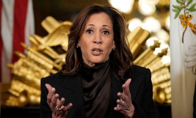 Kamala Harris says ‘courage is contagious’ in major speech excoriating Trump