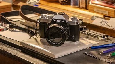 This upcoming retro camera has a “film” wind lever – but I’ve spotted something curious about the hybrid Yashica FX-D