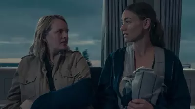Why does June push Serena off the train in The Handmaid's Tale season 6?