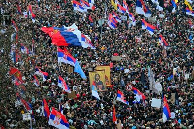 Serbian Students, Unions Join Forces For Anti-corruption Protest