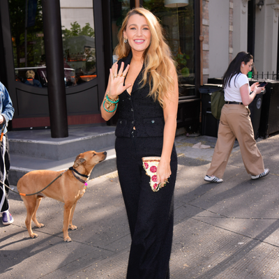 Blake Lively’s Rose-Quartz Manicure Gives "Dreamy Marble Magic"
