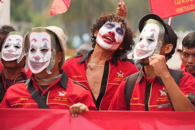 AP PHOTOS: Across the globe, workers observe May Day