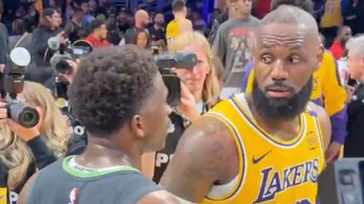 LeBron James Had Powerful Five-Word Message for Anthony Edwards After Lakers' Loss