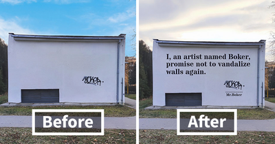 I Transformed Graffiti Tags Into Signed Apologies, Job Application Letters, Checks And More (9 Pics)