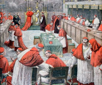 Fist fights, ghostly pranks and schism: a brief history of conclaves past