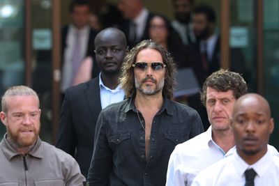 Russell Brand appears in court accused of rape at Labour Party conference and sexual assaults in toilets