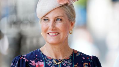 Duchess Sophie flies the flag for moody florals as a striking alternative to spring pastels