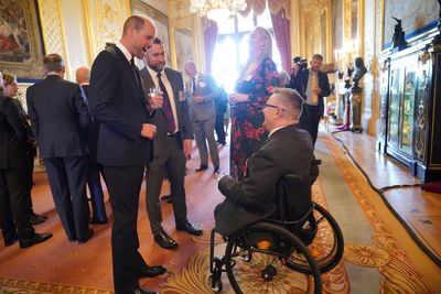 Prince William says he is ‘in awe’ of triple-amputee veteran injured in Iraq