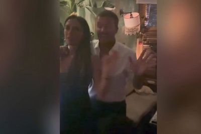 Victoria and David Beckham celebrate his 50th birthday with epic dance routine at lavish family party